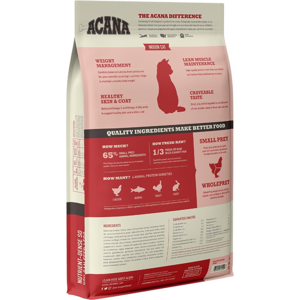 Acana Premium Dry Cat Food All Flavors 340g/2kg for Adult/Kitten All Natural Biologically-Approriate - IndoorEntree 1.8kg variant