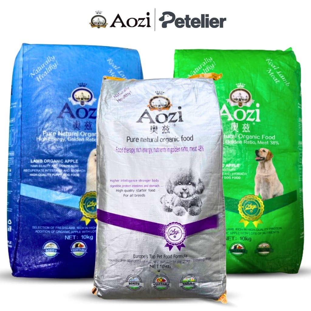 Aozi Organic Dry Dog Food 10kg for Adult/Puppy Beef, Lamb-Hypoallergenic - StarterPup Exp:Jun24 variant