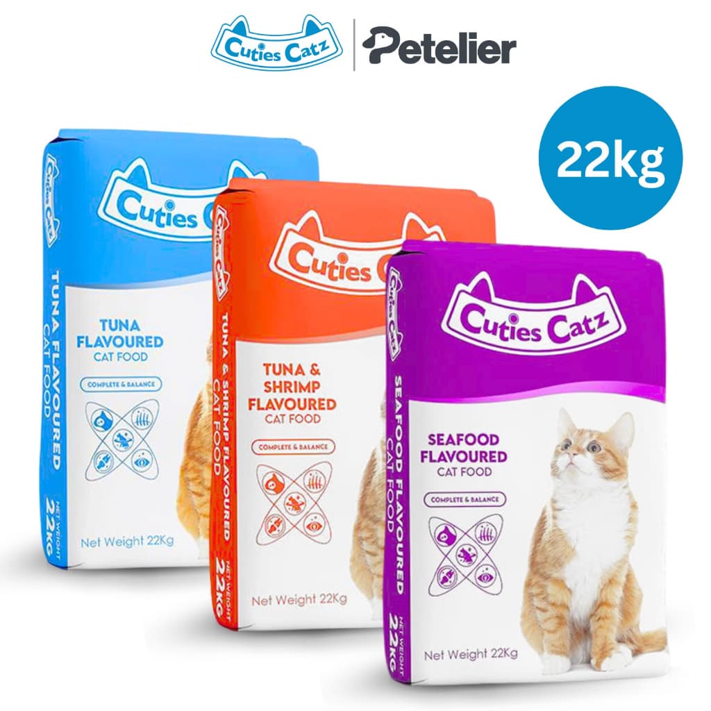 Cuties Catz 22kg Original Packaging Dry Cat Food for Adult/Kitten