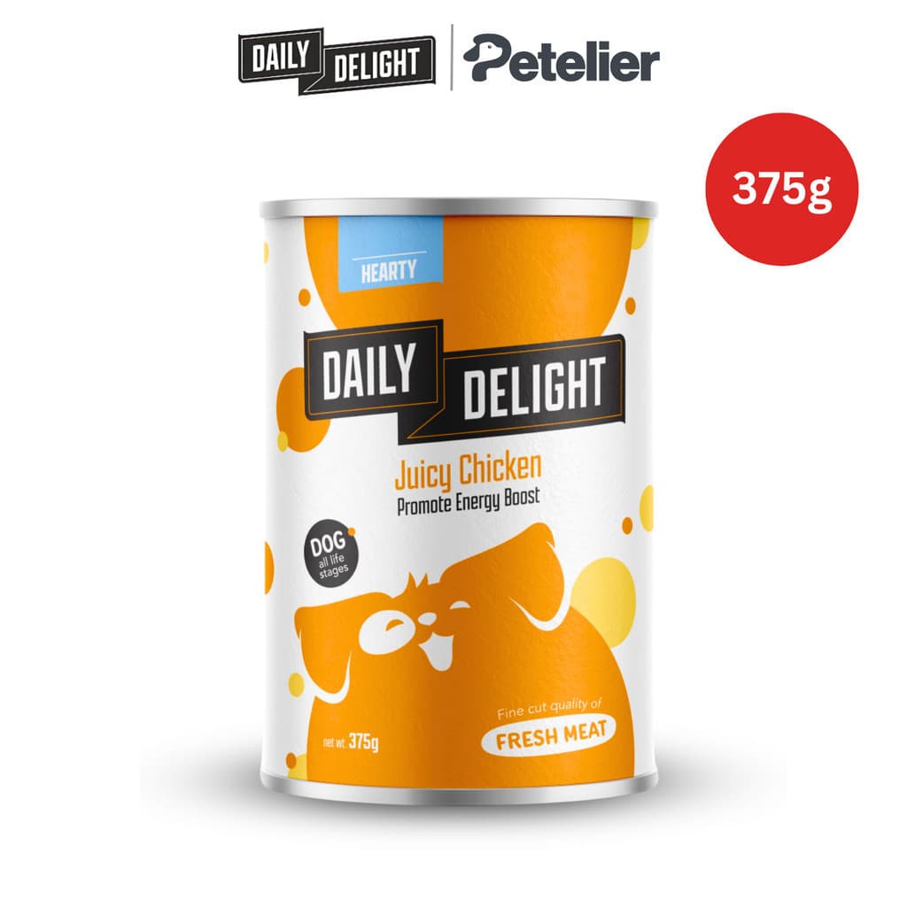 Daily Delight Hearty and Wholesome Wet Dog Food 375g - Juicy Chicken variant