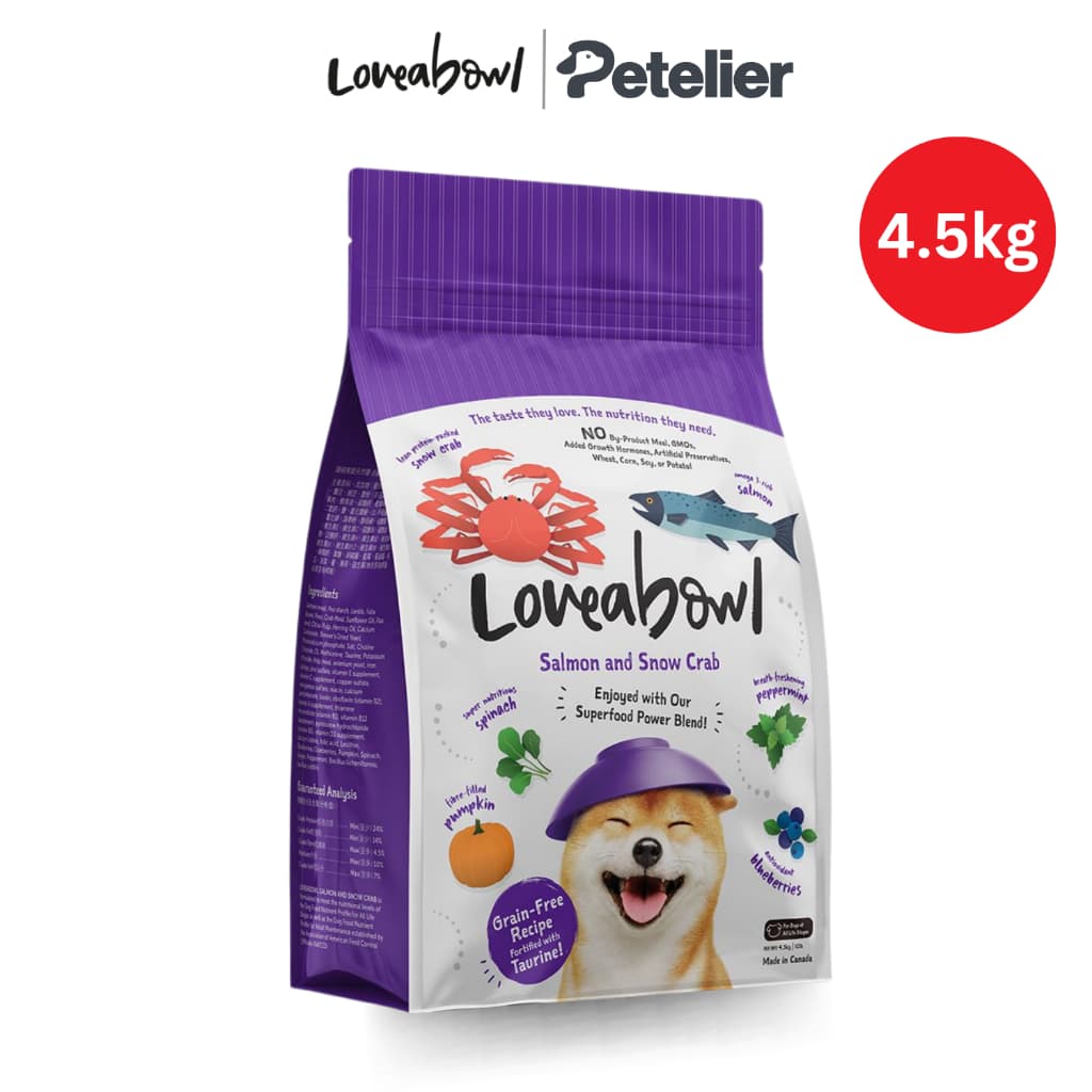 Loveabowl Dry Dog Foods 4.5kg - Grain Free - Salmon Snwcrab 4.5kg variant