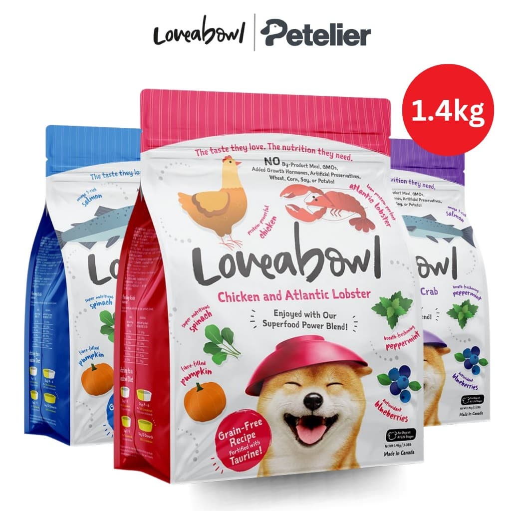 Loveabowl Dry Dog Foods 1.4kg - Grain Free