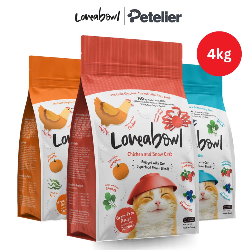Loveabowl Dry Cat Foods 4kg - Grain Free