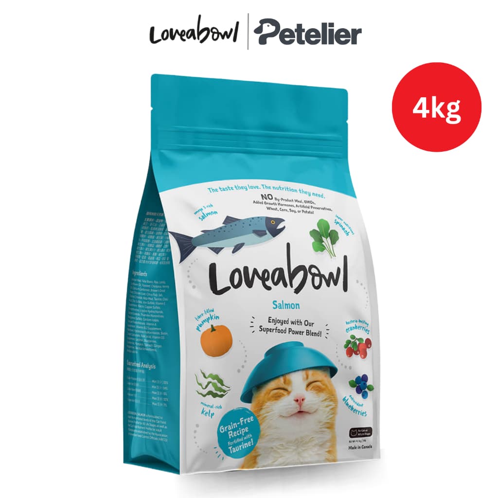 Loveabowl Dry Cat Foods 4kg - Grain Free - Salmon 4kg variant
