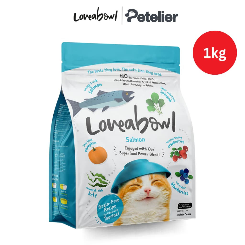Loveabowl Dry Cat Foods 1kg - Grain Free - Salmon 1kg variant