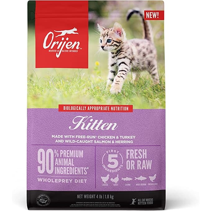 Orijen Kitten Dry Premium Food, All Natural Biologically-Approriate, 5.4kg