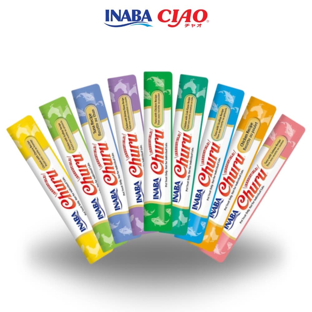 Inaba Churu Dog Treats Ciao (1 stick), Chicken/Tuna Churu Bites/Rolls/Wan/Stick - Freebie Do Not Buy variant