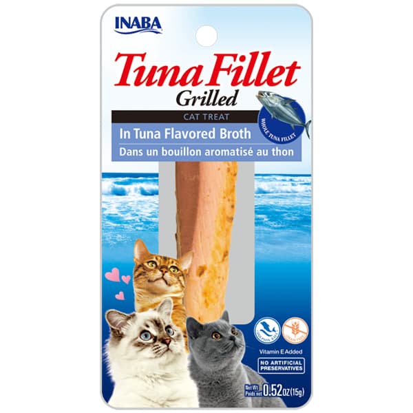 Inaba Pouched Grilled Roast Tuna/Chicken/Iwashi Fillet Wet Cat Treats Ciao - Tuna USA501 variant