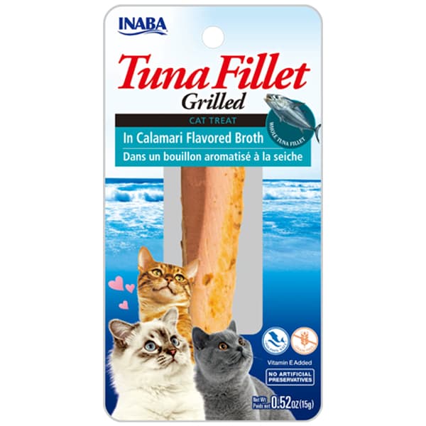 Inaba Pouched Grilled Roast Tuna/Chicken/Iwashi Fillet Wet Cat Treats Ciao - TunaCalamari USA508 variant