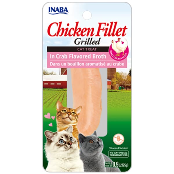 Inaba Pouched Grilled Roast Tuna/Chicken/Iwashi Fillet Wet Cat Treats Ciao - ChcknCrab USA551 variant