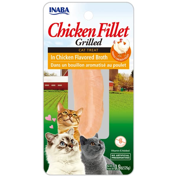 Inaba Pouched Grilled Roast Tuna/Chicken/Iwashi Fillet Wet Cat Treats Ciao - Chicken USA552 variant