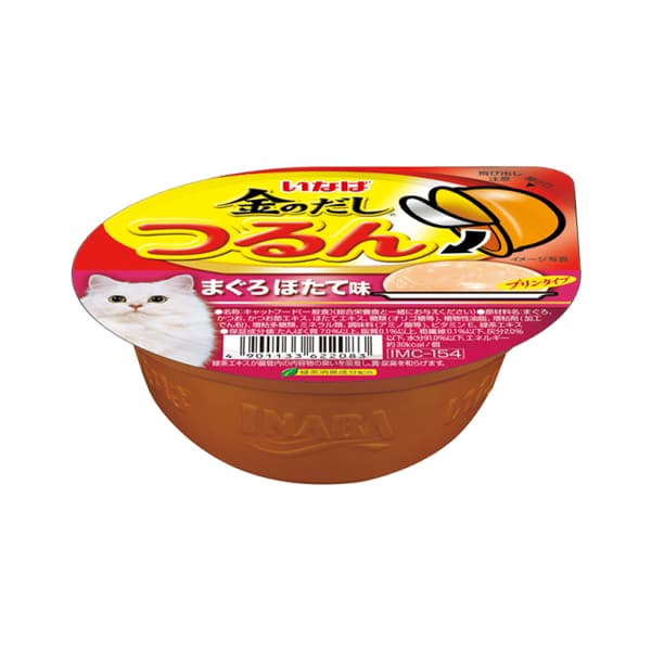 Inaba Wet Cat Food in Cups Ciao, Gravy/Pudding/Soft Jelly w/Tuna/Chicken 35g - PuddTunaScallop 154 variant