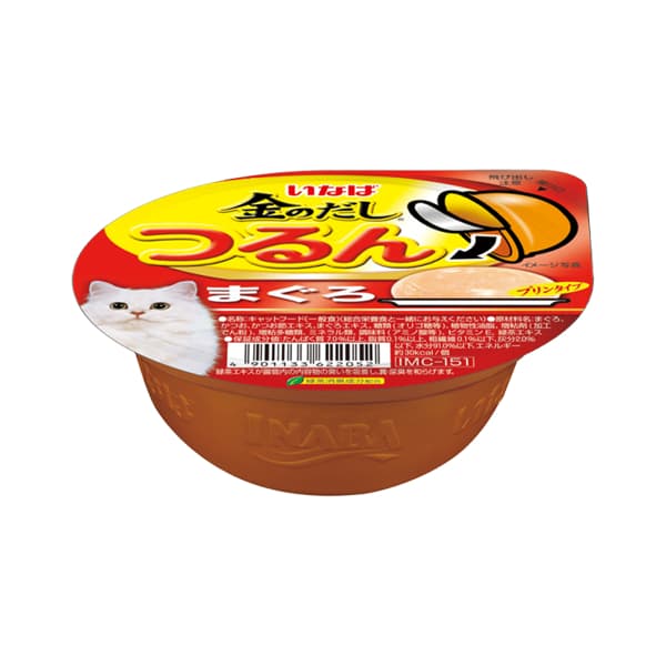 Inaba Wet Cat Food in Cups Ciao, Gravy/Pudding/Soft Jelly w/Tuna/Chicken 35g - PuddTunaYelowFin 151 variant