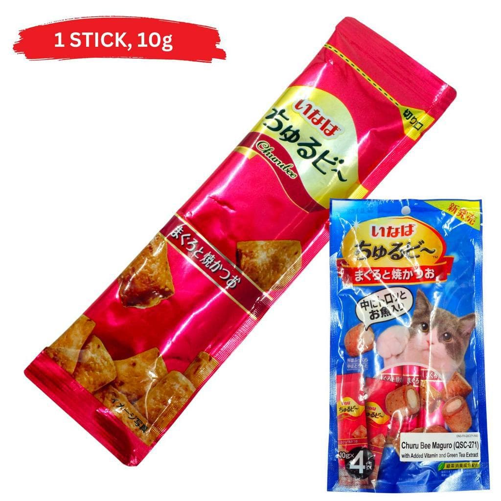 Inaba Churu Bites ChuruBee Cat Treats 1 Stick, Ciao Bee - Maguro QSC-271 variant