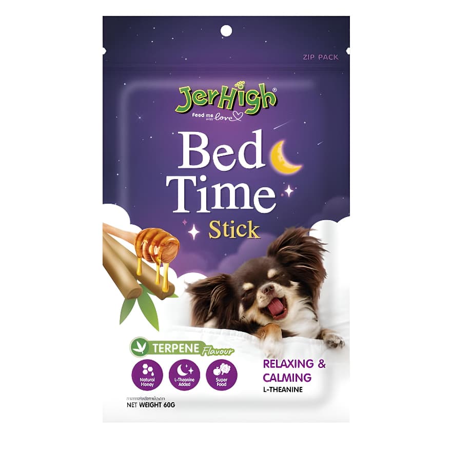 JerHigh Dog Treats for Adult/Puppy 70g, Duo 50g Dog Dental Den-T Stick Night/Morning Time Snack - BedTime Stick60g variant