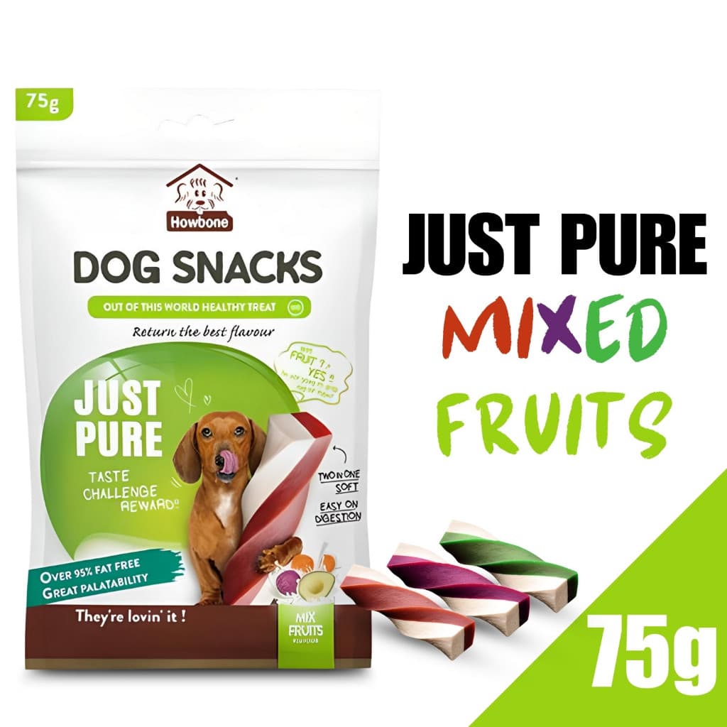 Howbone Dog Treats Twist - Pure MixedFruits variant