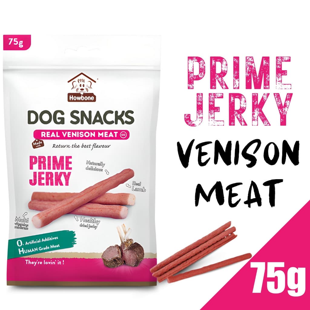 Howbone Dog Treats Twist - Jerky Venison variant