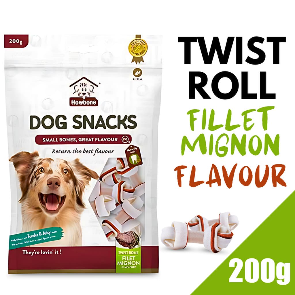 Howbone Dog Treats Twist - TwistRoll Mignon variant