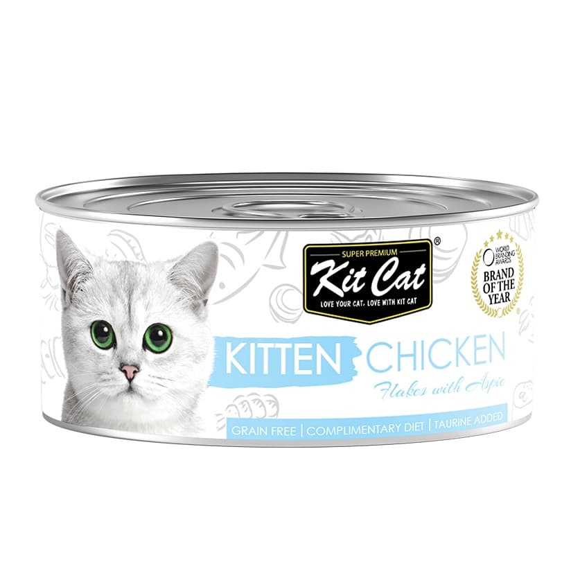 Kit Cat Wet Cat Food Gravy/Deboned Topper/Mousse/Goat Milk 80g Can Adult/Kitten KitCat Grain-Free - Kitten80g ChknFlakes variant
