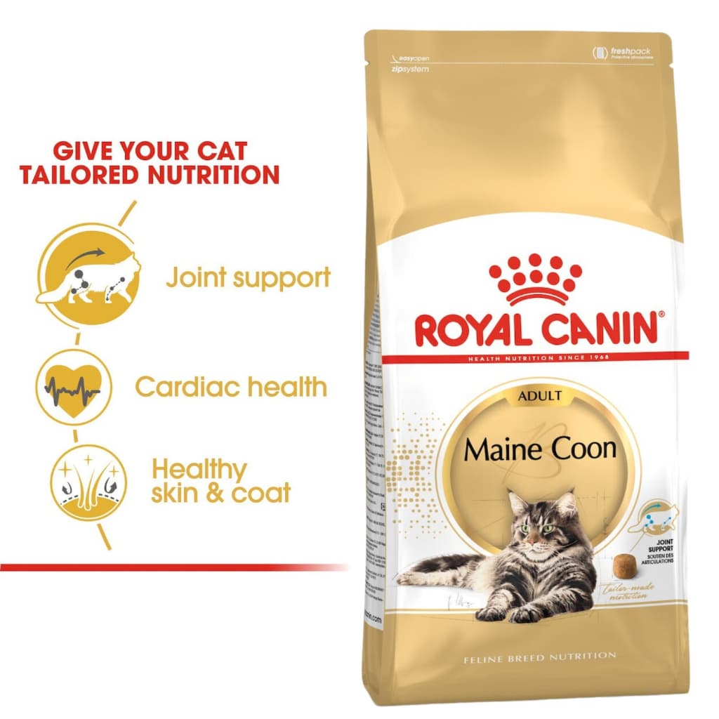 Royal Canin Maine Coon Adult/Kitten Dry Cat Food 2kg - Adult 2kg variant