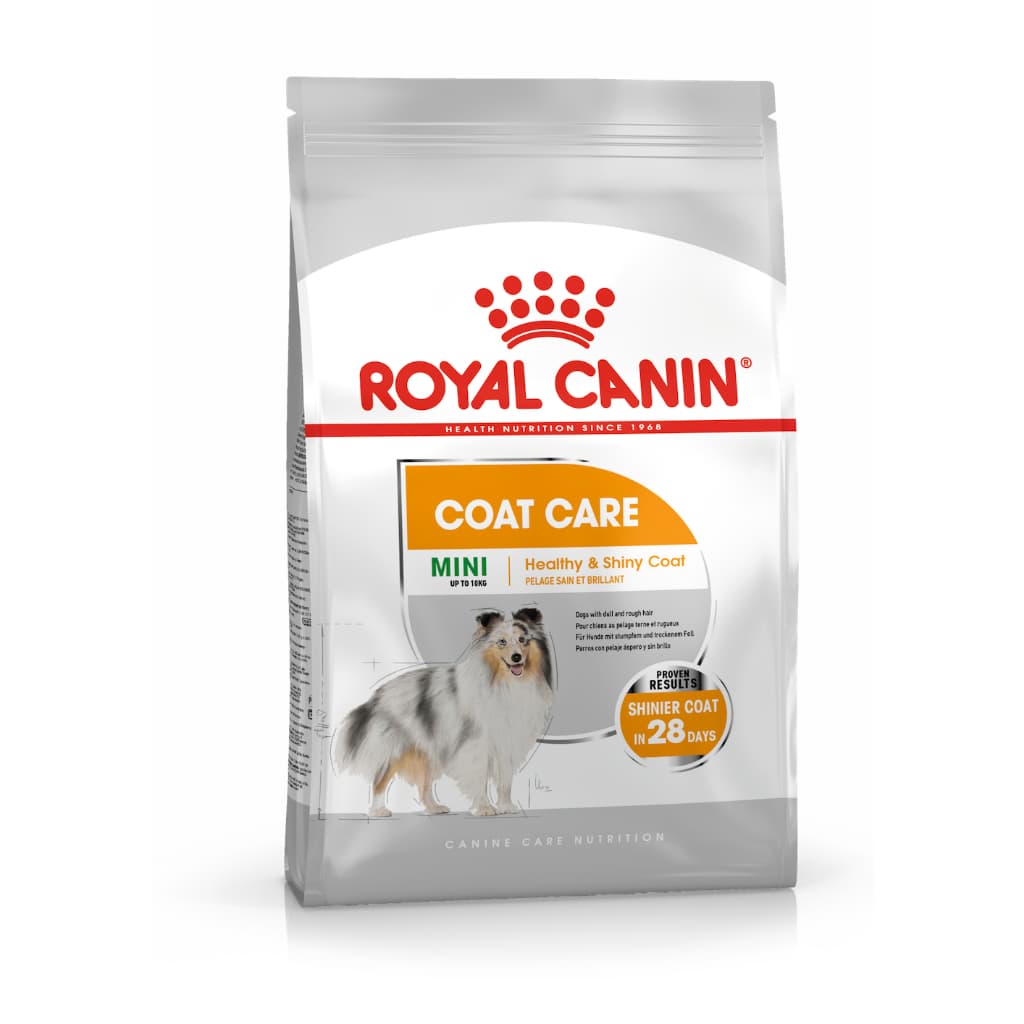 Royal Canin Dry Dog Food 500g/1.5kg, All Breeds &amp; Sizes, Adult/Puppy - CoatCareMini 1kg variant
