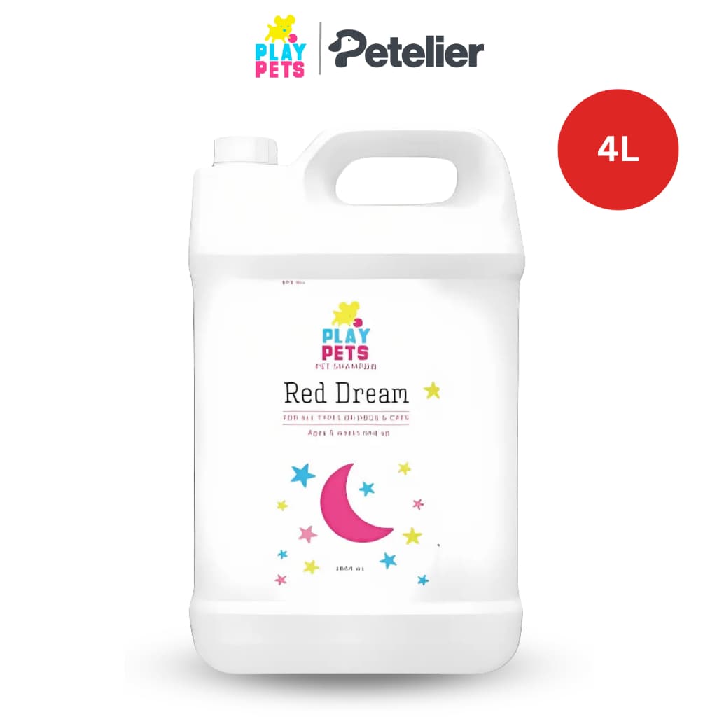 Play Pets Shampoo and Conditioner 4L for Dogs &amp; Cats - Red Dream variant