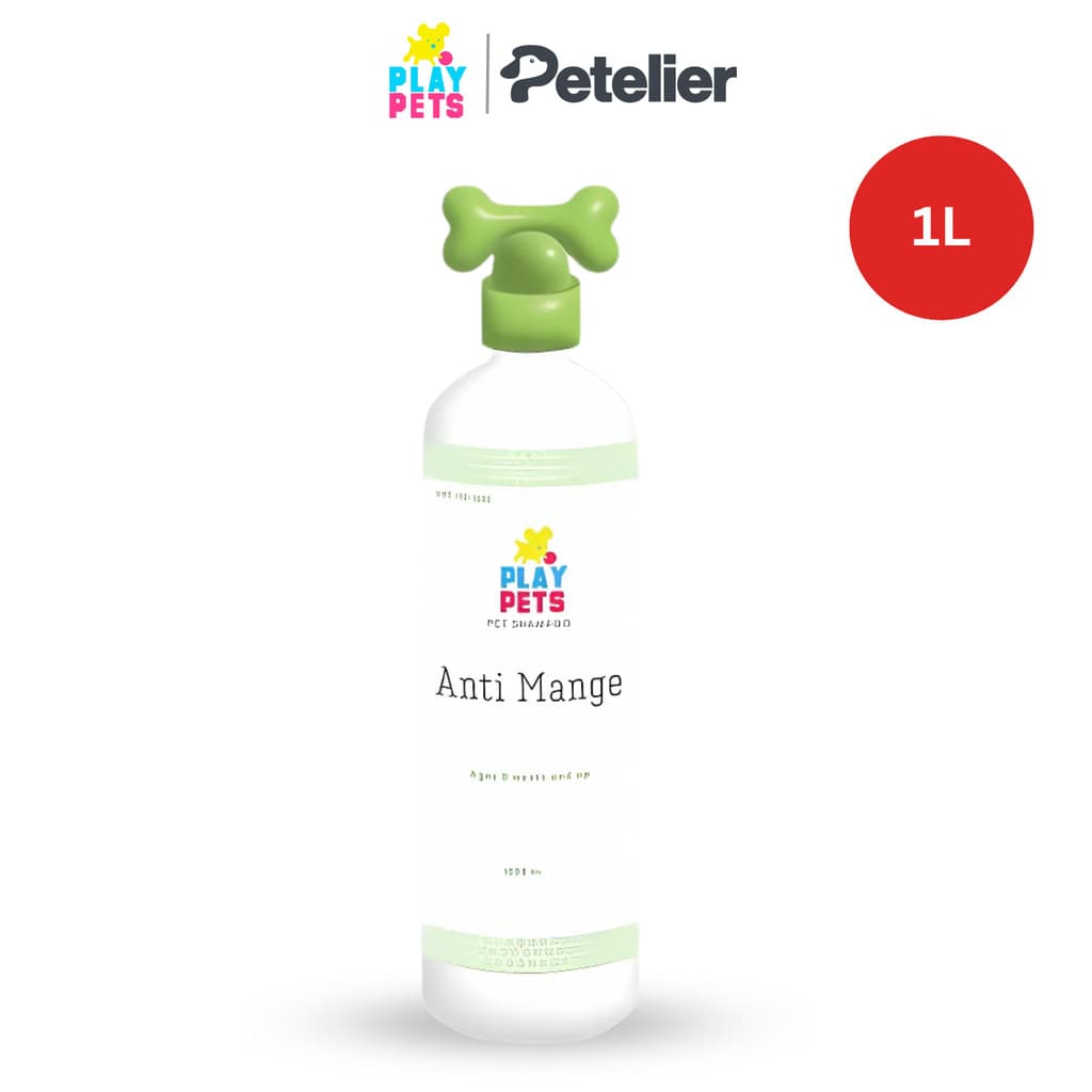 Play Pets Shampoo and Conditioner 1L for Dogs &amp; Cats - Anti Mange variant